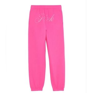 PINK Carmine Rose Bling Sweatpant size XXL NWT